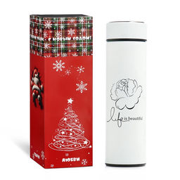 Термос Жизнь прекрасна, 500 мл, с ситечком, с датчиком температуры