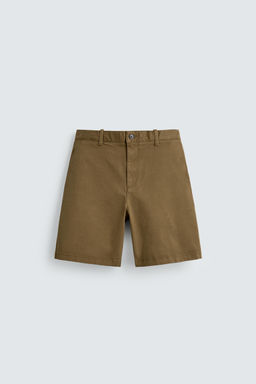 BERMUDA CHINO REGULAR FIT / Ocre - Zara фото 7