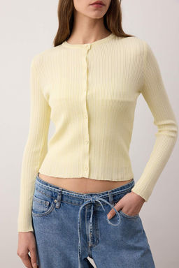 Trendyolmilla Bordo Fitilli Bisiklet Yaka Triko H?rka-Bluz Tak?m TWOAW26HI00003  фото 15