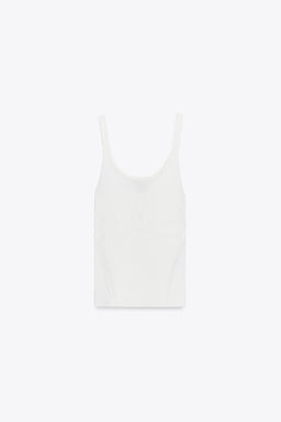 FITTED KNIT TOP - Zara фото 16