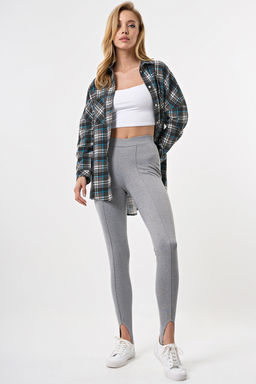 Легинсы трикотажные со штрипками черные - Fly фото 14