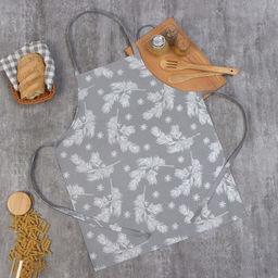 Фартук Этель Серебряные ветки, 60х70 см, саржа 190 г/м2