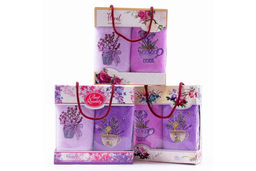 Набор полотенец микрофибра 668-154 в сумочке Р+Р