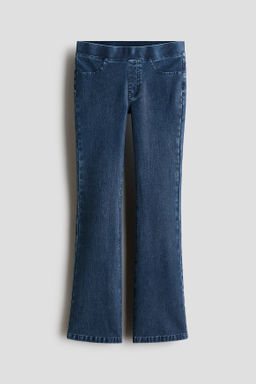 Jeggings acampanados efecto denim