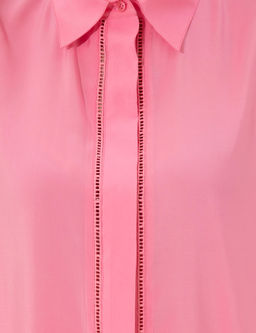 Pembe Regular Fit Kolsuz Bluz - Pierre cardin фото 6