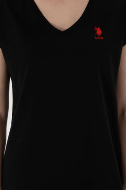 Kad_n Siyah Basic Ti__rt Sepette S_rpriz _ndirim - U.s. polo assn фото 7