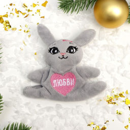Мягкая игрушка-магнит Любви, зайчик - Milo toys фото 2