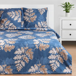 Постельное бельё Экономь и Я 1,5 сп Листопад 147х210см,150х215см,70х70см-2 шт  фото 8