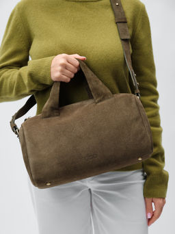 Замшевая сумка Bowling DBR 31378 тундра