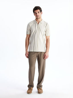 Polo Yaka K?sa Kollu ?izgili Pike Erkek Ti??rt