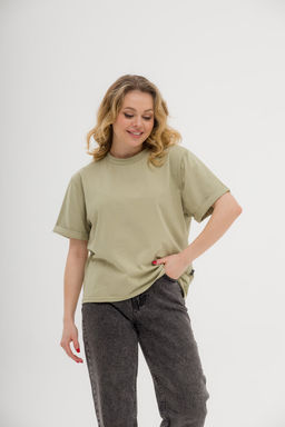 Футболка высокое качество пенье 95% хлопок, 5% лайкра - Knitka wear фото 7