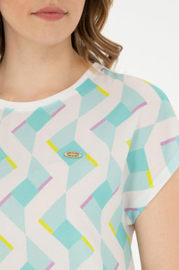 Женская мятная футболка - U.s. polo assn фото 14