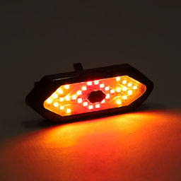 Фонарь задний COMIRON 1820 корпус ABS; свет LED; Аккум 500mAh. Вес 54гр. /уп60/120/ - Галеонтрейд фото 7