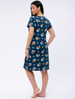 Халат "Красотка 11" бананы, трикотаж