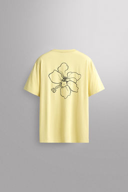 CAMISETA T?CNICA ESTAMPADO FLOR / Amarillo - Zara фото 9
