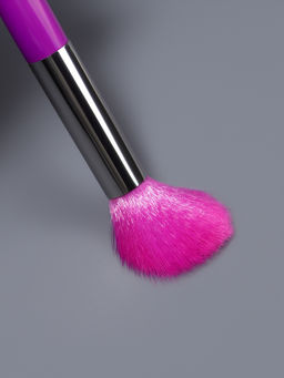 Цена за 2 шт. Набор кистей для макияжа COLOR POWER, 8 шт., чехол, фиолетовый