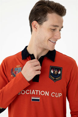 U. S. Polo Assn Мужская толстовка с воротником поло и плиткой - U.s. polo assn фото 2