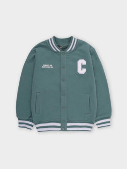 КР 302678-1/темный малахит жакет (бомбер) для мал