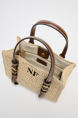 WOVEN MINI TOTE BAG - Zara фото 9