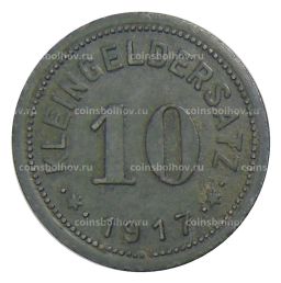 10 пфеннигов 1917 года Германия  Нотгельд Айслебен