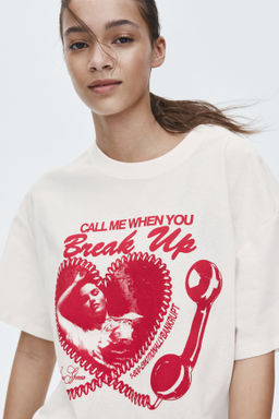 Camiseta oversize con motivo estampado - H&m фото 7