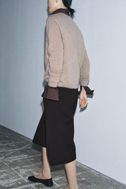 WOOL AND CASHMERE LONG SLEEVE JUMPER - Zara фото 2