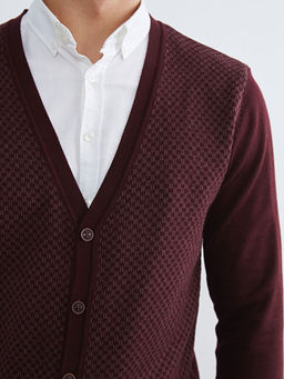 Standart Kal?p V Yaka Erkek Triko H?rka