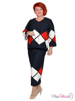 Юбка Модель №1719 размеры 44-84 - Plusmoda фото 4