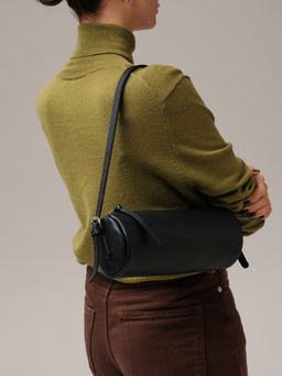 Кожаная сумка Tube DBR 31343 черный  фото 4