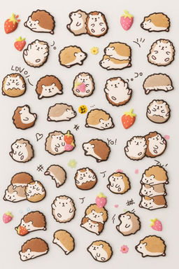 Наклейки объемные "Hamsters"