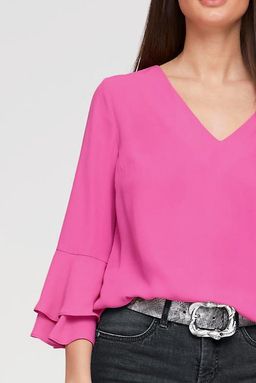 Блузка, малиновая - Linea tesini фото 4