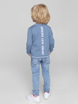 ESLI джемпер для мальчика 19С-130СП серо-голубой