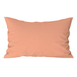 Наволочка 50х35см "Персик", с клапаном-запахом, перкаль 115г/м2, хлопок 100%, упаковка ПП 22х30см, "Домашняя мода" (Россия)