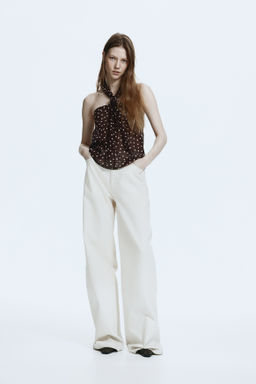 Top halter de gasa - H&m фото 3