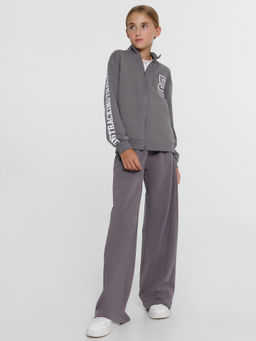 Толстовка для девочек темно-серая с печатью - Mark formelle фото 2