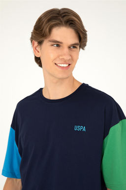 Футболка мужская U.S. Polo Assn темно-синяя хлопок  фото 9