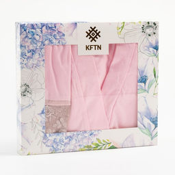 Комплект домашний женский (халат, сорочка) KAFTAN, размер 48-50, розовый