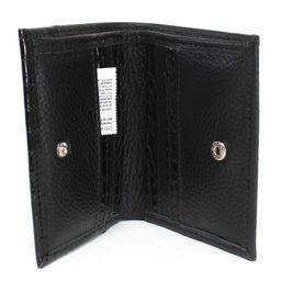 Портмоне женское Croco-ПР-915 натуральная кожа 1 отд, 9 карм, черный крок/черный флотер (200/40) 236514 фото 3