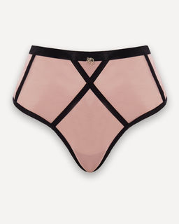 Трусы-слипы с отделкой лентами