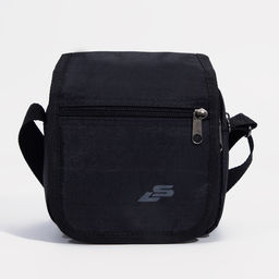 Сумка кросс-боди мужская Luris, на молнии, 17×9×17 см, чёрная