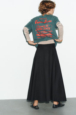 PLEATED MIDI SKIRT - Zara фото 5