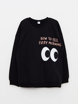 Bisiklet Yaka Bask?l? Uzun Kollu K?z ?ocuk Pijama Tak?m? - Waikiki фото 2