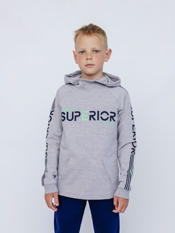 CRB wear / CWJB 90111-11 Комплект для мальчика (толстовка, брюки),светло-серый меланж/Ex.Cherubino