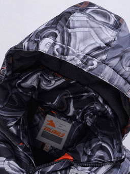 Горнолыжный костюм Valianly подростковый для мальчика темно-серого цвета 9229TC  фото 7