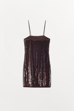 SHORT SEQUIN DRESS - Zara фото 5