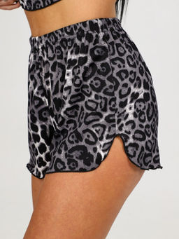 732 ПИЖАМА ЖЕНСКАЯ (топ) (Леопард/серый) - А-дина фото 8