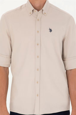 U. S. Polo Assn / Мужская рубашка с длинным рукавом Stone - U.s. polo assn фото 6