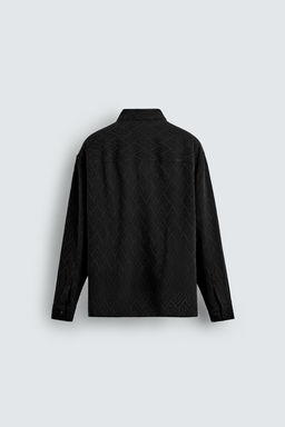 GEOMETRIC JACQUARD SHIRT - Zara фото 7