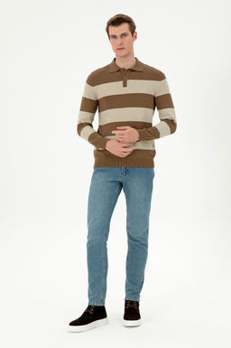 Мужской свитер цвета хаки Неожиданная скидка в корзине - U.s. polo assn фото 4