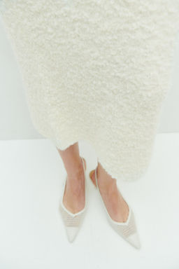 Falda midi en punto boucle - H&m фото 3